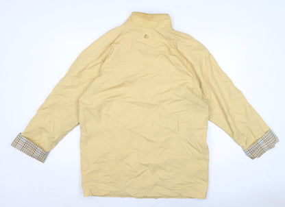 Womens UK Size 12 BHS Yellow Anorak Coat