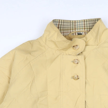 Womens UK Size 12 BHS Yellow Anorak Coat