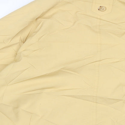 Womens UK Size 12 BHS Yellow Anorak Coat