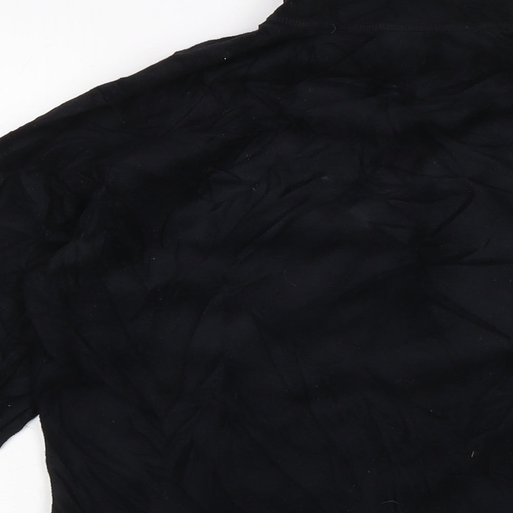 Womens UK Size M DECATHLON Black Full Zip Jumper