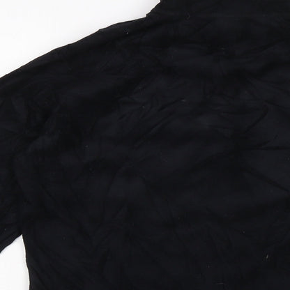 Womens UK Size M DECATHLON Black Full Zip Jumper