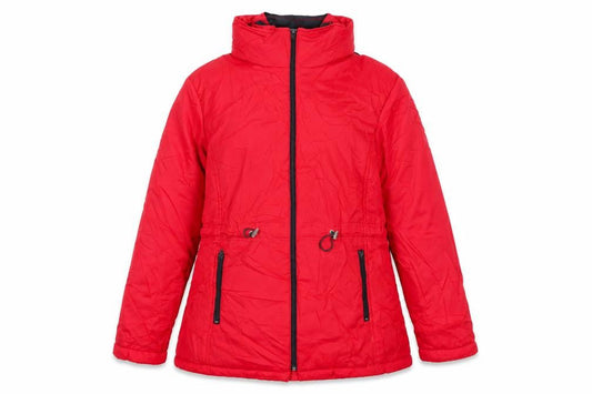 Womens UK Size M Anne De Lancay Red Anorak Coat