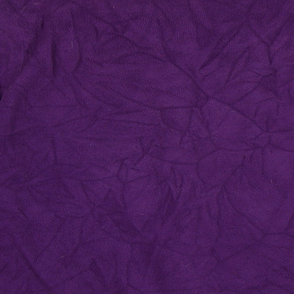 Hawkhead Womens Purple Crew Neck Polyester Cardigan Jumper Size 16