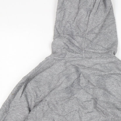 Womens UK Size 10 Maine Grey Full Zip Jumper