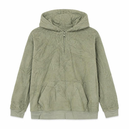 Marks & Spencer Boys Green Polyester Pullover Hoodie Size 7-8 Years