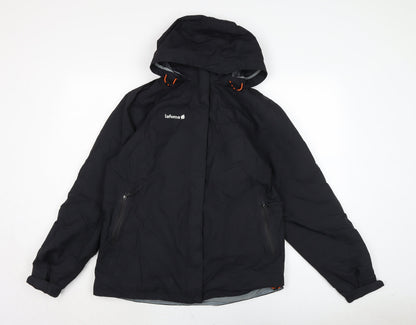 Lafuma Womens Black Anorak Coat Size L Zip