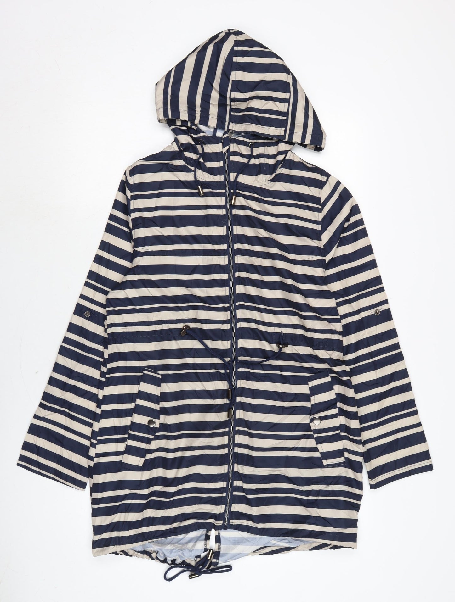 Womens UK Size 8 Atmosphere Blue Anorak Coat