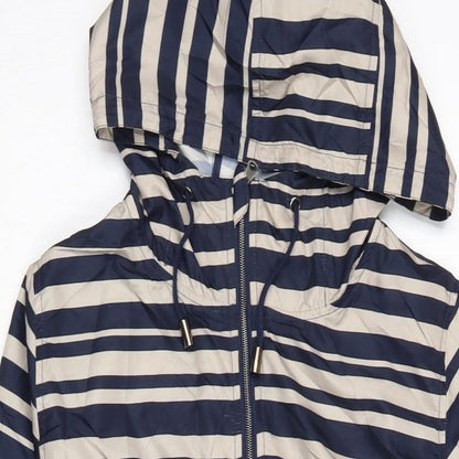 Womens UK Size 8 Atmosphere Blue Anorak Coat