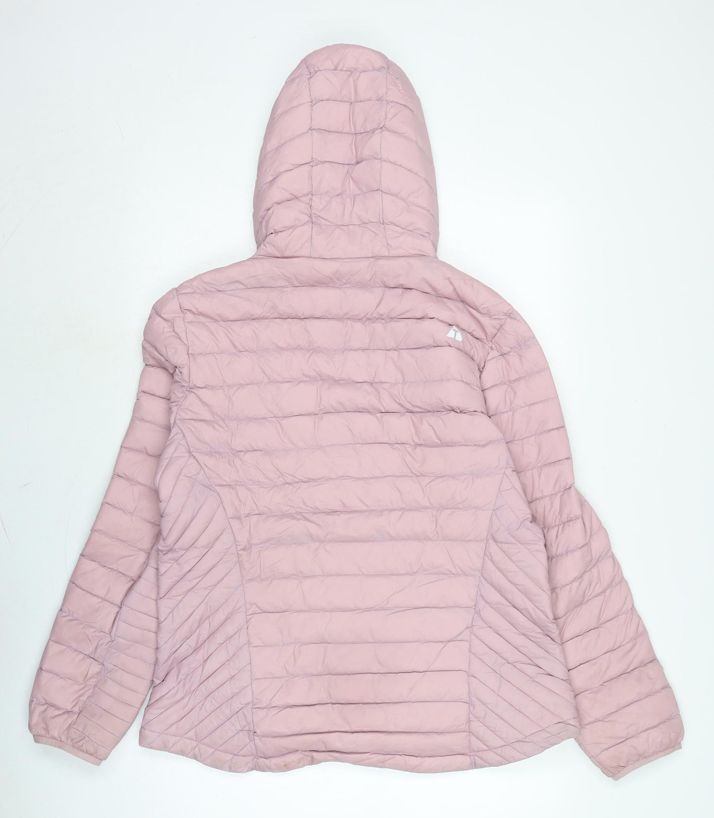 Technicals Womens Pink Quilted Jacket Size 14 Zip
