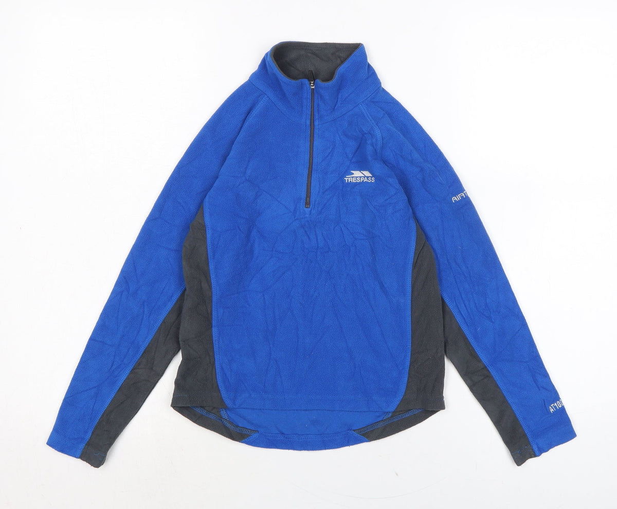 Trespass Boys Blue Polyester Pullover Sweatshirt Size 7-8 Years