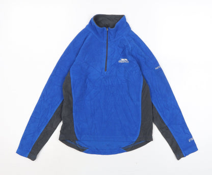 Trespass Boys Blue Polyester Pullover Sweatshirt Size 7-8 Years