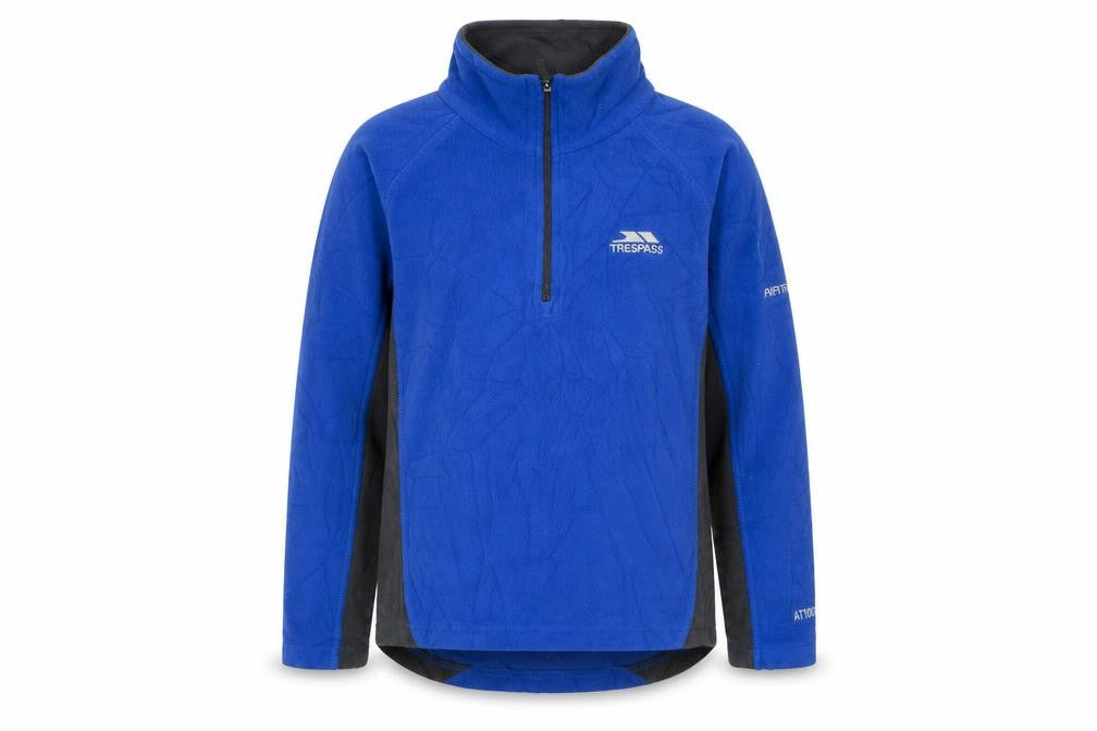 Trespass Boys Blue Polyester Pullover Sweatshirt Size 7-8 Years