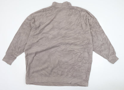 Mens UK Size 2XL ASOS Beige Pullover Sweatshirt