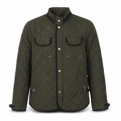 Mens UK Size L Zara Green Quilted Coat