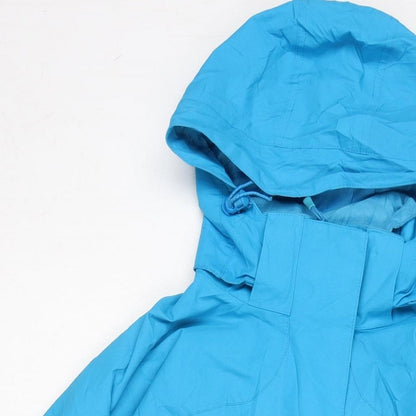 Womens UK Size 12 Mountain Life Blue Anorak Coat