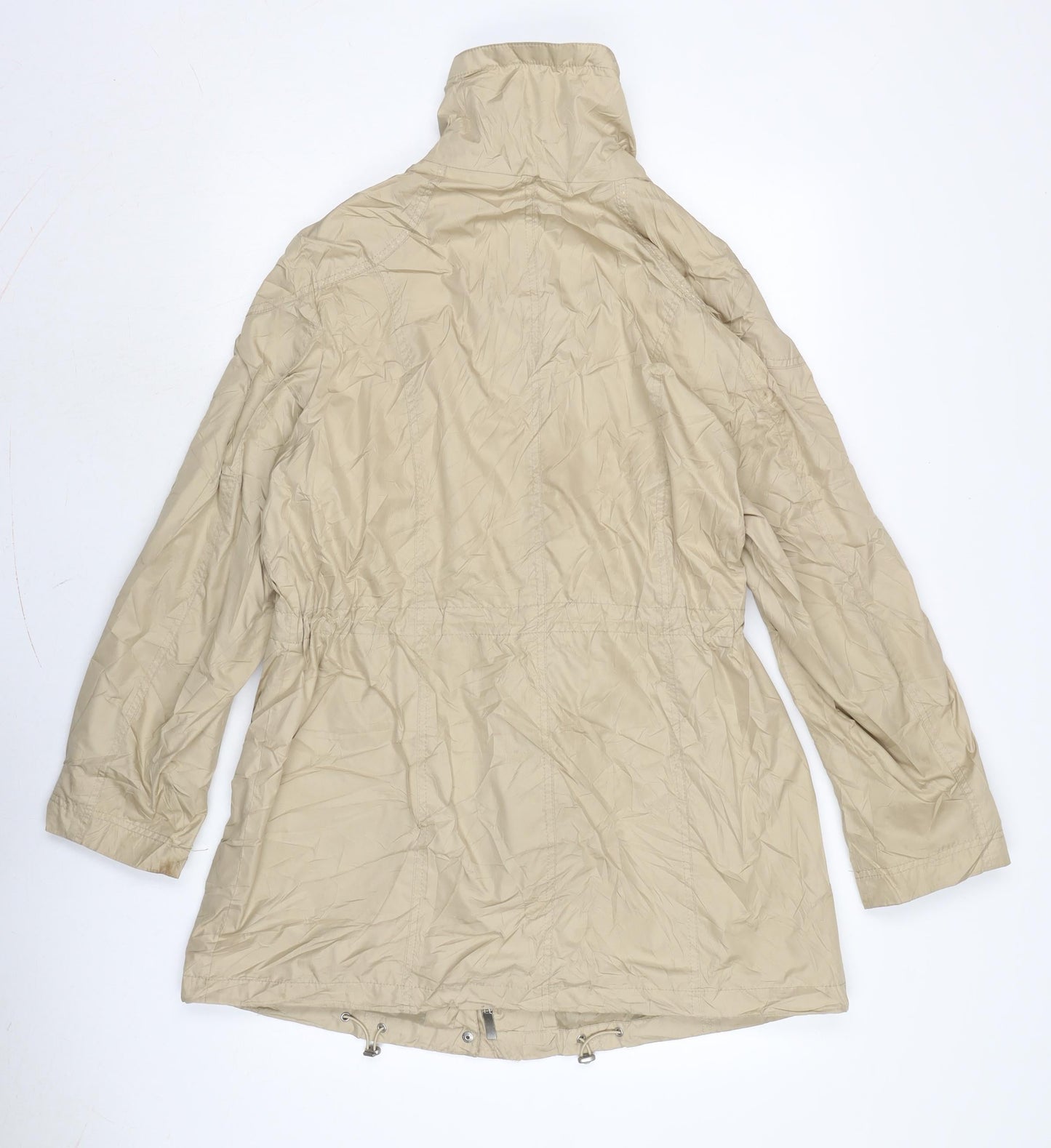 Womens UK Size L Bonita Beige Rain Coat