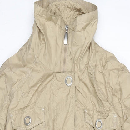 Womens UK Size L Bonita Beige Rain Coat