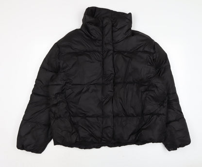 Mens UK Size M H&M Black Puffer Jacket