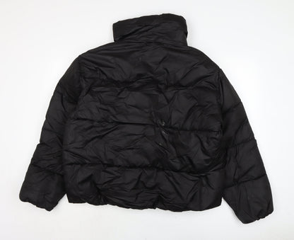 Mens UK Size M H&M Black Puffer Jacket