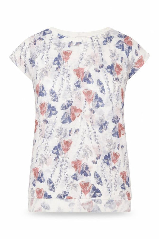 Womens UK Size 14 Per Una White Tunic T-Shirt