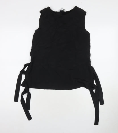 Womens UK Size 10 Warehouse Black Basic Tank