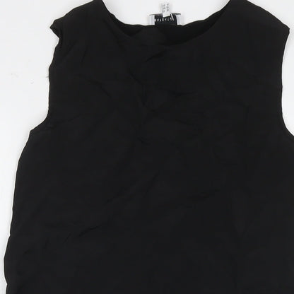 Womens UK Size 10 Warehouse Black Basic Tank