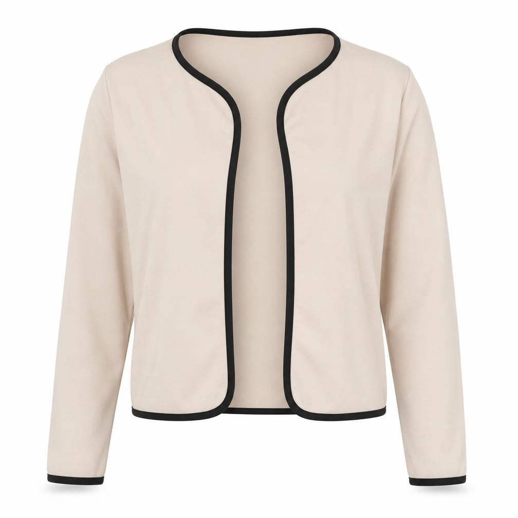 Womens UK Size 8 Boohoo Beige Kimono Blouse