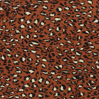 Womens UK Size M Warehouse Brown Kimono Blouse