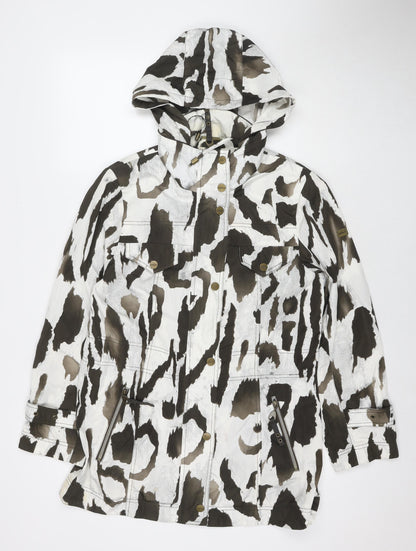 Womens UK Size 12 Steilmann Multicoloured Rain Coat