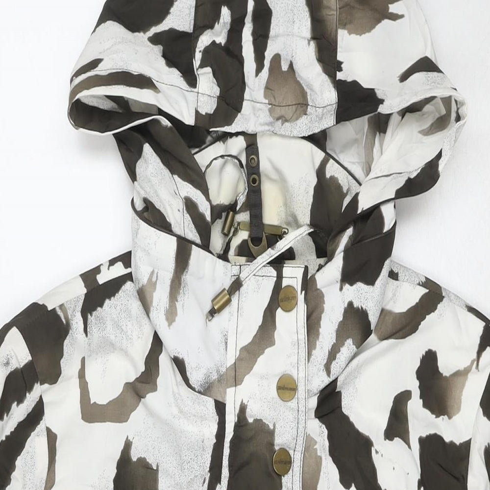 Womens UK Size 12 Steilmann Multicoloured Rain Coat