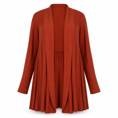 Attitudes Womens Brown V-Neck Polyester Cardigan Jumper Size M