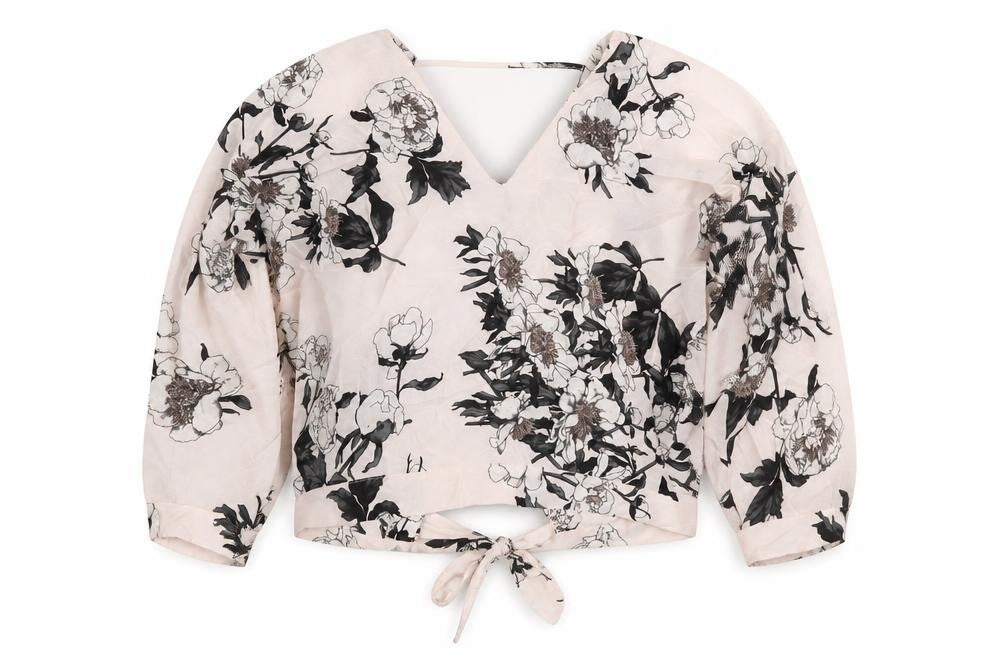 Womens UK Size 10 River Island Multicoloured Basic Blouse