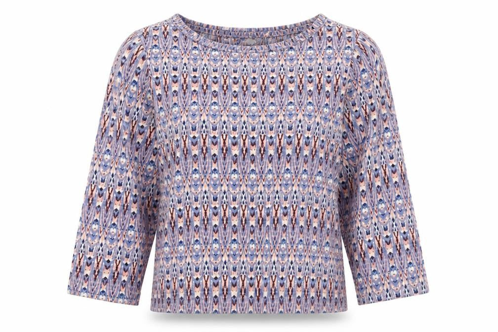 Womens UK Size 8 Debenhams Blue Basic Blouse