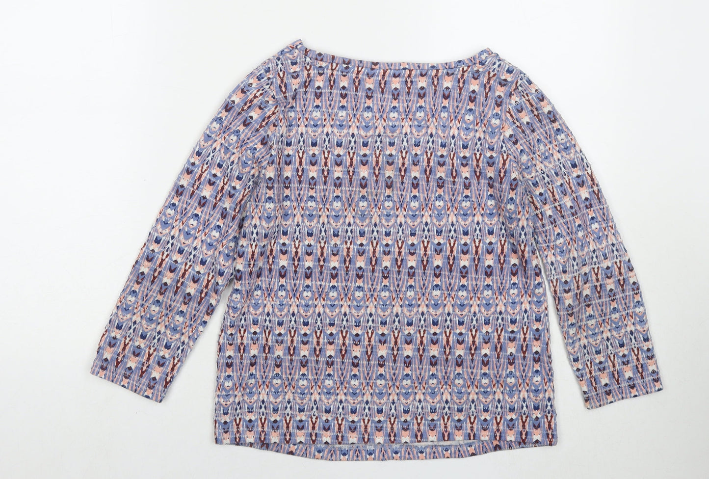 Womens UK Size 8 Debenhams Blue Basic Blouse