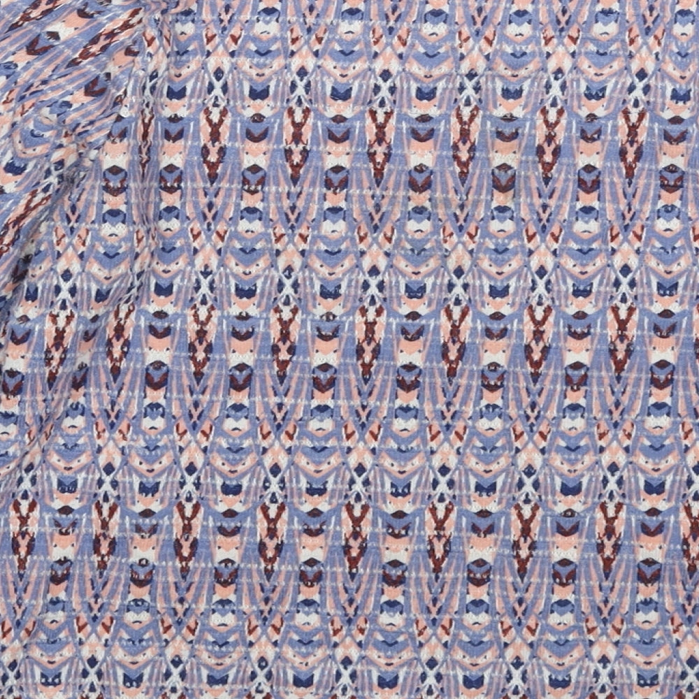 Womens UK Size 8 Debenhams Blue Basic Blouse