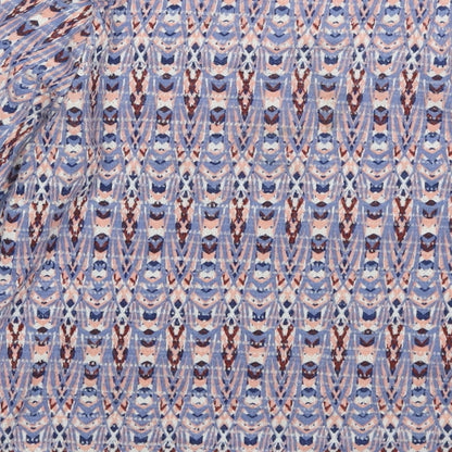 Womens UK Size 8 Debenhams Blue Basic Blouse