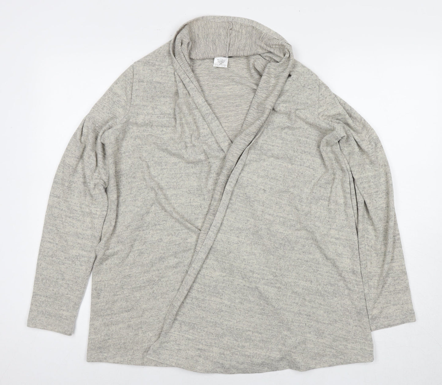 Womens UK Size M Kim&Co Beige Cardigan Jumper