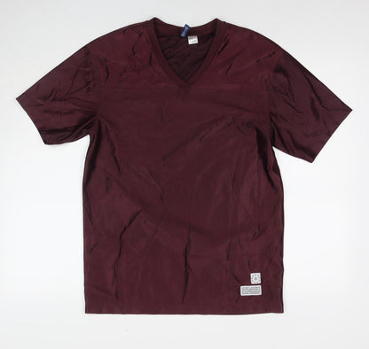 Mens UK Size XS Divided by H&M Brown  T-Shirt