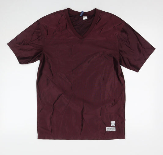 Mens UK Size XS Divided by H&M Brown  T-Shirt