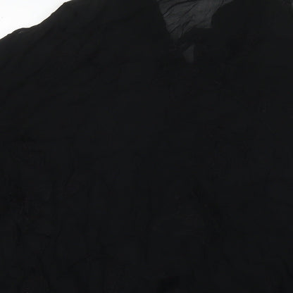 Womens UK Size 26 Ann Harvey Black Basic Button-Up