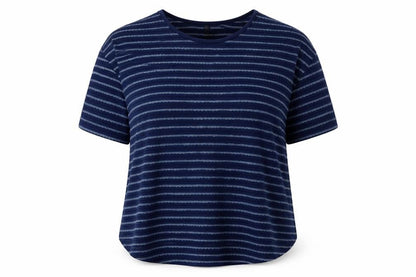 Womens UK Size 20 Arcadia Blue Basic T-Shirt