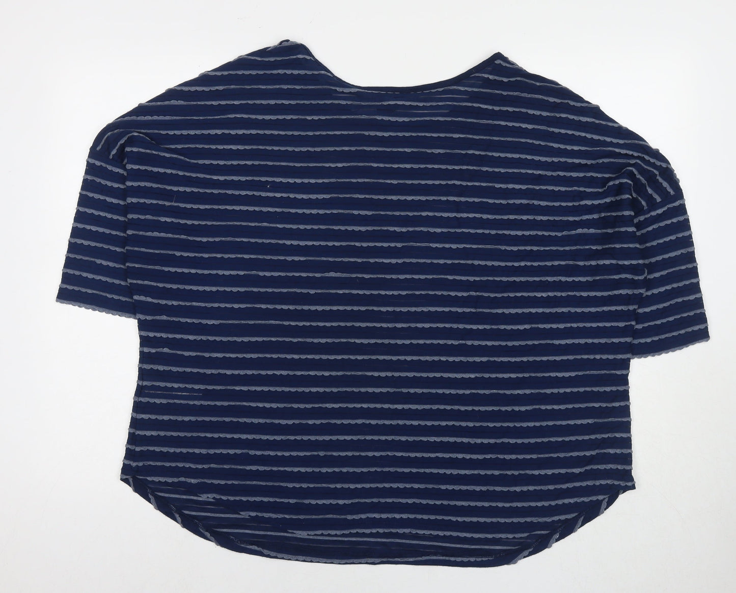 Womens UK Size 20 Arcadia Blue Basic T-Shirt
