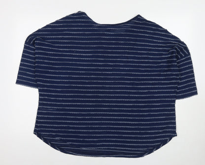 Womens UK Size 20 Arcadia Blue Basic T-Shirt