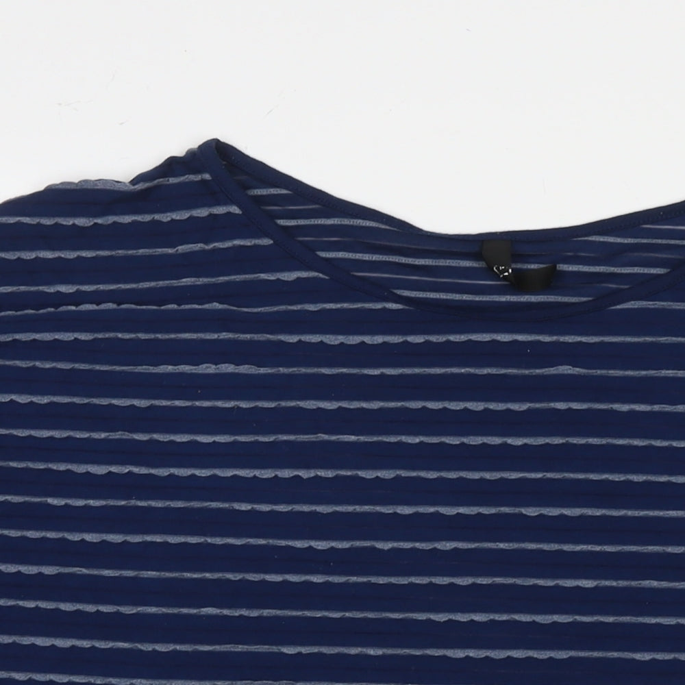 Womens UK Size 20 Arcadia Blue Basic T-Shirt