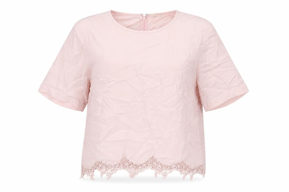 Womens UK Size 14 Country Casuals Pink Basic Blouse