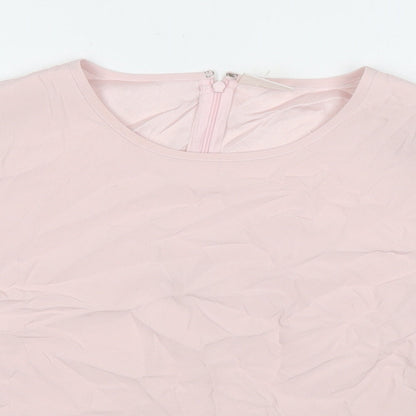 Womens UK Size 14 Country Casuals Pink Basic Blouse