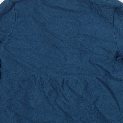 Womens UK Size 8 Debenhams Blue Overcoat