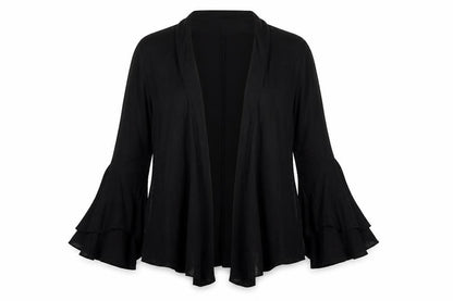 Womens UK Size 12 monari Black Kimono Blouse