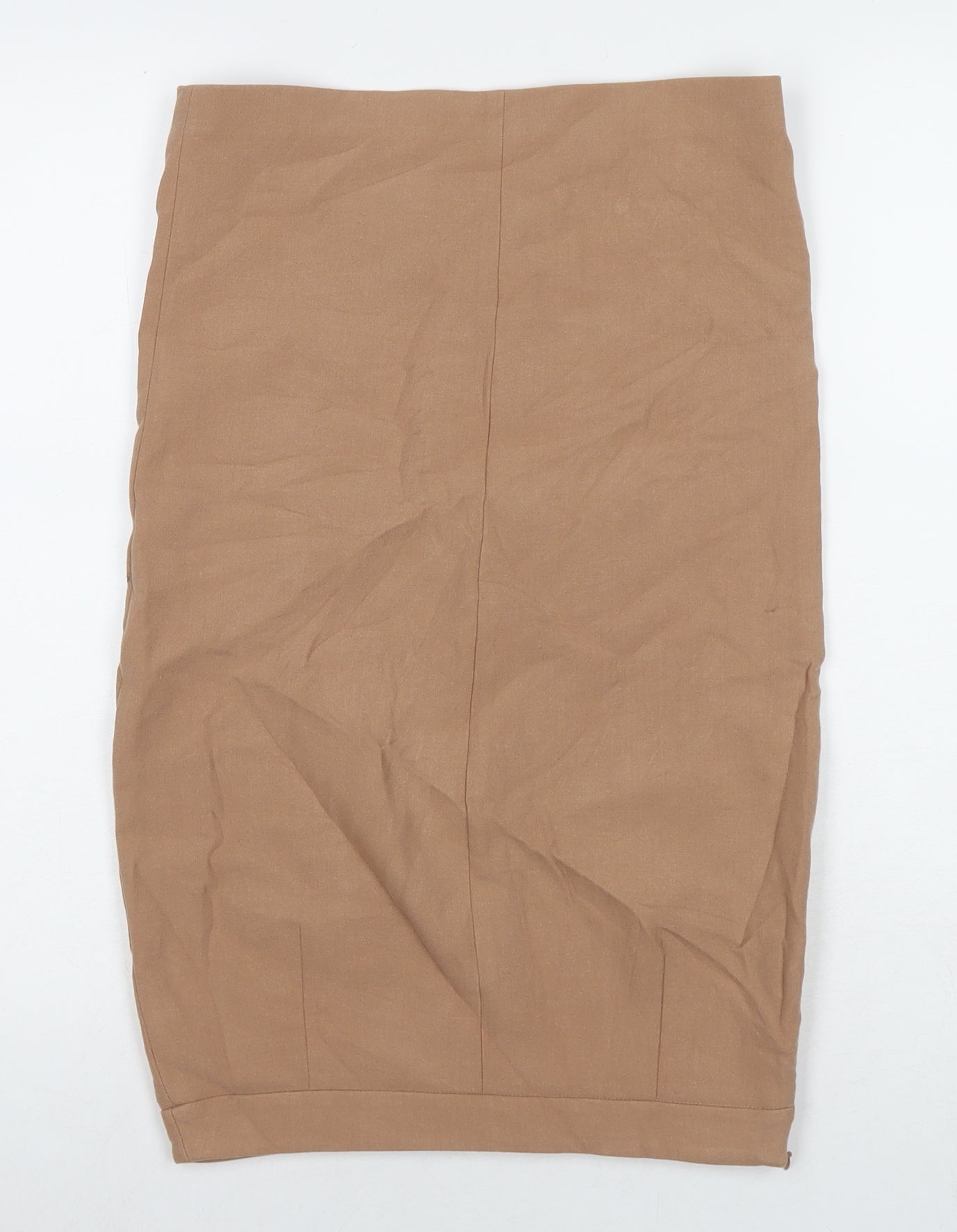 Womens UK Size XS Zara Straight & Pencil Jersey Skirt