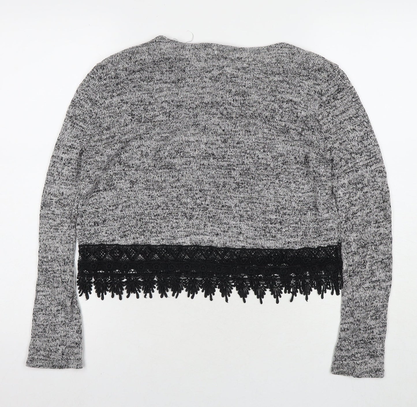 Womens UK Size M Divided by H&M Grey Pullover Jumper